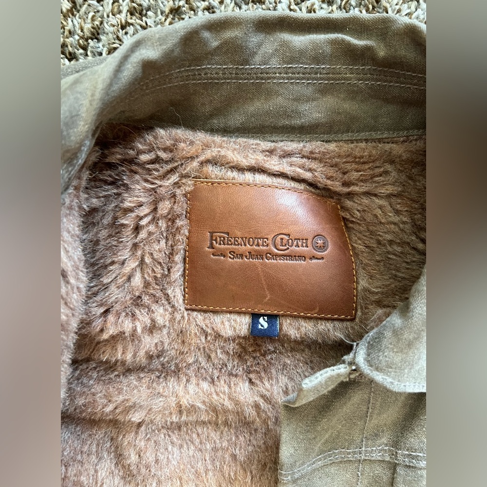 Freenote Cloth San Juan Capistrano Riders jacket waxed canvas tobacco Men Small - Picture 9 of 14